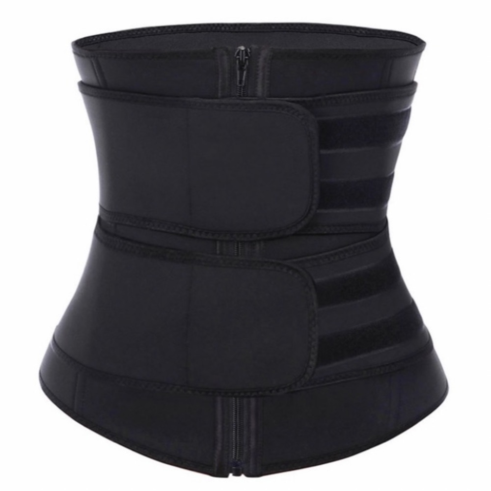 Waist Trainer for Women 2 Straps 7 Bones Workout Sauna Trimmer Exercise Corset - Picture 7 of 16